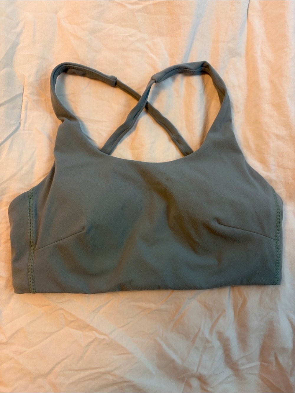 PARAGON Sage Green Crossback Sports Bralette